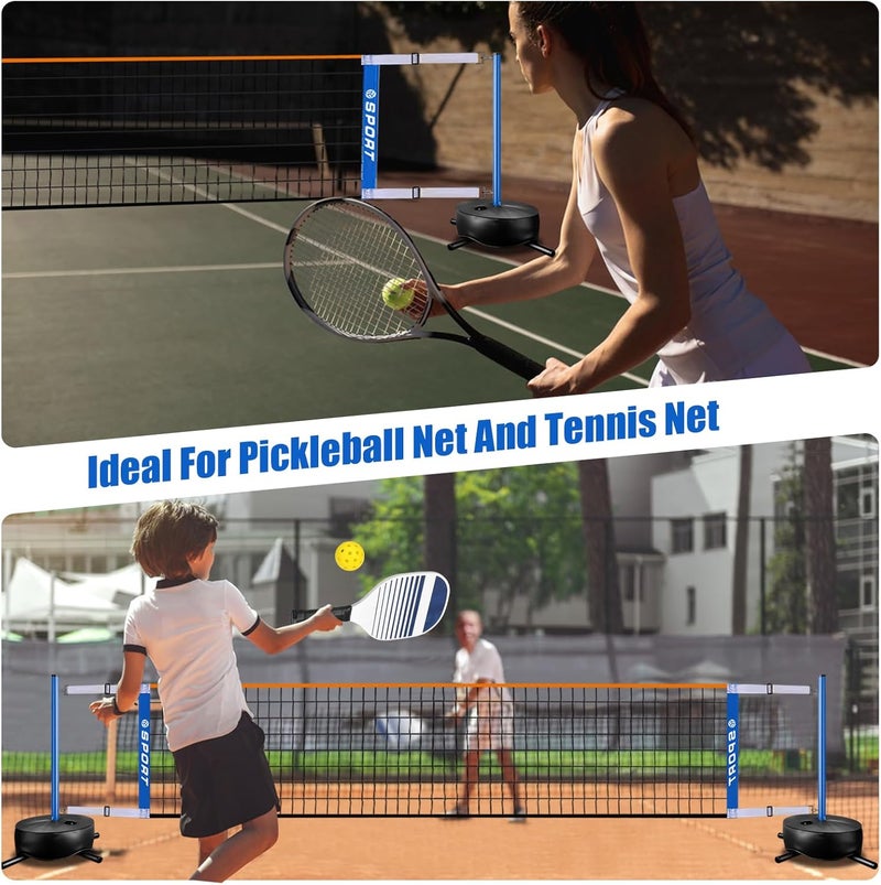 Furypiont Pool Volleyball Net - Portable Indoor/Outdoor Swimming Pool Volleyball Net System with 2 Water Volleyballs and Heavy Duty Base.Adjustable Length 15-25FT for Pickleball and Tennis Net - Image 5